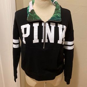 Black pink Victoria’s Secret sweatshirt